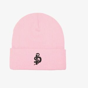 Rare Blackbear logo pink beanie